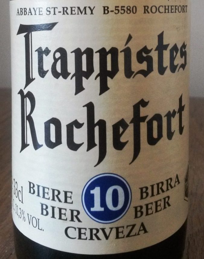Rochefort Trappistes 10 Etikett